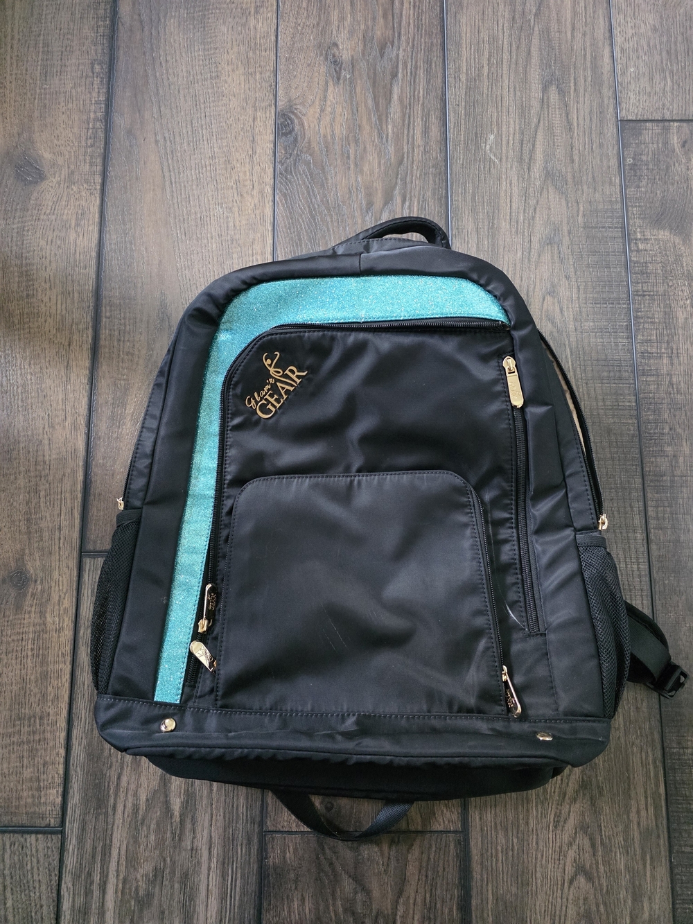 Black & Teal Dance Backpack